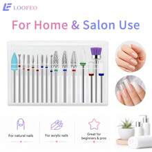 16Pcs Nail Drill Bits Kit, For Electric Nail File, Salon Home Manicure - Multicolor - View 7