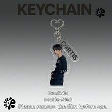 COR-TIS Keychain, GREEN GREEN CD Keychain, MUSIC Keychain, JAMES, JUHOON, KEONHO, Fans Merch Goods, Bag Charm, Water Bottle Decoration, Birthday Gift, Party Favor - A - View 10