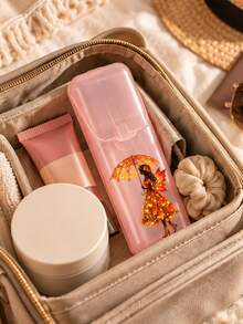 "HELLO FALL" Theme Portable Cotton Swab Storage Box, Toothpick And Floss Storage Box (Box Only) - Leak-Proof Travel Storage Box With Transparent Lid Design, Compact And Portable Oral Care Container, Suitable For Storing Toothpicks And Floss, Portable Storage, Compact Box, Ideal For Travel, Office, Outdoor And Home Use, Home Storage, Travel Accessories, Holiday Gift, Autumn Thanksgiving - Multicolor - View 6
