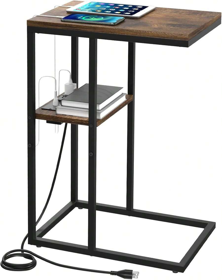 Sofa & Console Tables - Brown - View 1