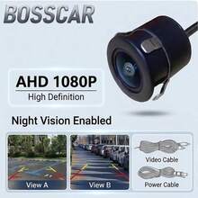 1080P AHD Universal Car Backup Camera, Super Night Vision, Waterproof, Wide Angle, Reverse Image Camera - C - View 6