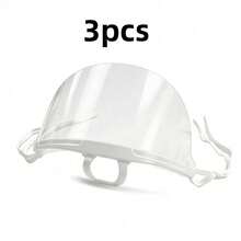 1pc Nail Salon Protective Face Shield, High Definition Transparent Acrylic, Anti-Splatter Eye Protection Tool, Designed For Nail Salon, HD Clarity, Suitable For Nail Polishing And Protection - Clear - View 9