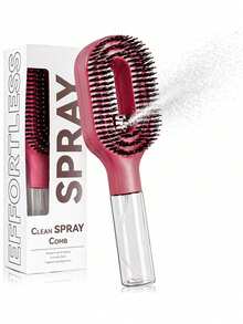 Sikat Rambut Semprot 2-in-1, Sikat Penata Rambut dengan Fungsi Semprot, Dapat Digunakan pada Rambut Basah dan Menghilangkan Listrik Statis, Tidak Perlu Botol Semprot, Hadiah Perawatan Rambut - MultiWarna - View 13
