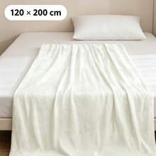 4-Season Polyester Warm Nap Blanket - Bright Solid Color, Machine Washable, Ideal For Home, Office Or Car Decor, Office Decor Blanket | Bright Blanket | Machine Washable Blanket, Home Blanket - White - View 10