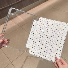 Suitable For IPad 10 Generation Tablet Protective Cover,Intelligent Sleep Wake-Up, With Pen Slot, High Transparency Acrylic Back Panel, All Inclusive Anti Fall, Three Fold Tablet Protective Cover, A16 Case,Suitable For IPad 11th Generation Protective Case, Case, Air11 Tablet Cover,Compatible With Matepad SE 11 "Tablet Protective Case,Matepad Case, Pad 2 Tablet Protective Case - White - View 9