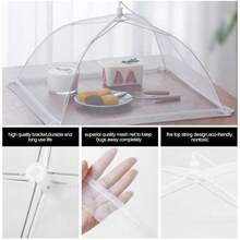 1PC/ Foldable Mesh Food Cover, Mosquito Proof Table Cover, Home Table Cover, Large Foldable Food Cover, Fly Proof Kitchen And Outdoor Camping Net, Food Cover, Table Cover, Foldable Vegetable Cover, Home Table Food Cover, Fly Proof Net - Multicolor - View 10
