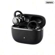 REMAX Earbud Bluetooth nirkabel model jepit, nyaman dipakai dalam waktu lama, transmisi suara terarah, Bluetooth 6.0 untuk transmisi stabil, unit driver dinamis besar. - View 8