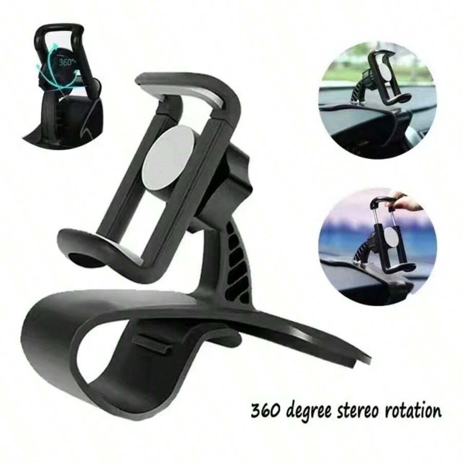 1pc Universal Car CD Slot Phone Holder, Air Vent Navigation Phone Mount, Adjustable & Stable, Suitable For All Smartphones Car Interior Accessory