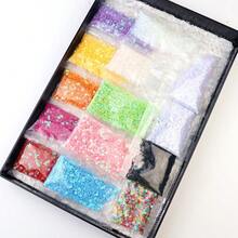 3mm Mini Tiny Flat Round Sequin Paillettes Round Loose Sequins Colorful PVC Iridescent Applique Large Spangle Craft Loose Sequin For Sewing Craft DIY Embroidery Ornament Supply - 3mm - View 8
