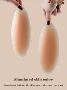 2pcs Invisible Silicone Calf Pads, Shape And Support Calves, Plump Calf Effect, Suitable For Women Of All Body Types - Multi-color - View 2