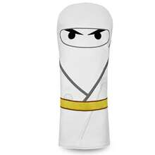 Samurai Pattern Black And White Golf Club Head Covers Provide Protection And Style, 1st Wood 3/5th Wood UT Wood Rod Cover Protector, Durable Design Suitable For All Types Of Golf Clubs, Essential Accessory For Golf Enthusiasts - White - View 9