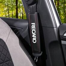 2pcs Car Seat Belt Shoulder Pads For Racero, Relieve Shoulder Pressure, Waterproof And Wear-Resistant, Enhance Interior Style And Comfort - A - View 5