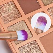 20Pcs Glitter Crystal Handle Makeup Brush Set With 3Pcs Triangle Powder Puffs, Soft Gradient Bristles Professional Cosmetic Brushes For Foundation Powder Eyeshadow Blending, Beginner Makeup Tool Kit - Multicolor - View 4