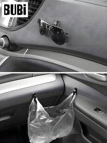 8/4Pcs Car Hooks Pasted Universal Dashboard Storage Organizer For Keys Purse Fashion Glasses Bag Mini Cute Hook Women Man Auto Interior Accessories Stuff - Self-adhesive - View 6
