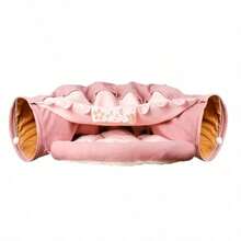 Pet Cat Bed Tunnel, Foldable And Detachable Cat Tunnel, Pet Interactive Game, Pet Supplies - Multicolor - View 6