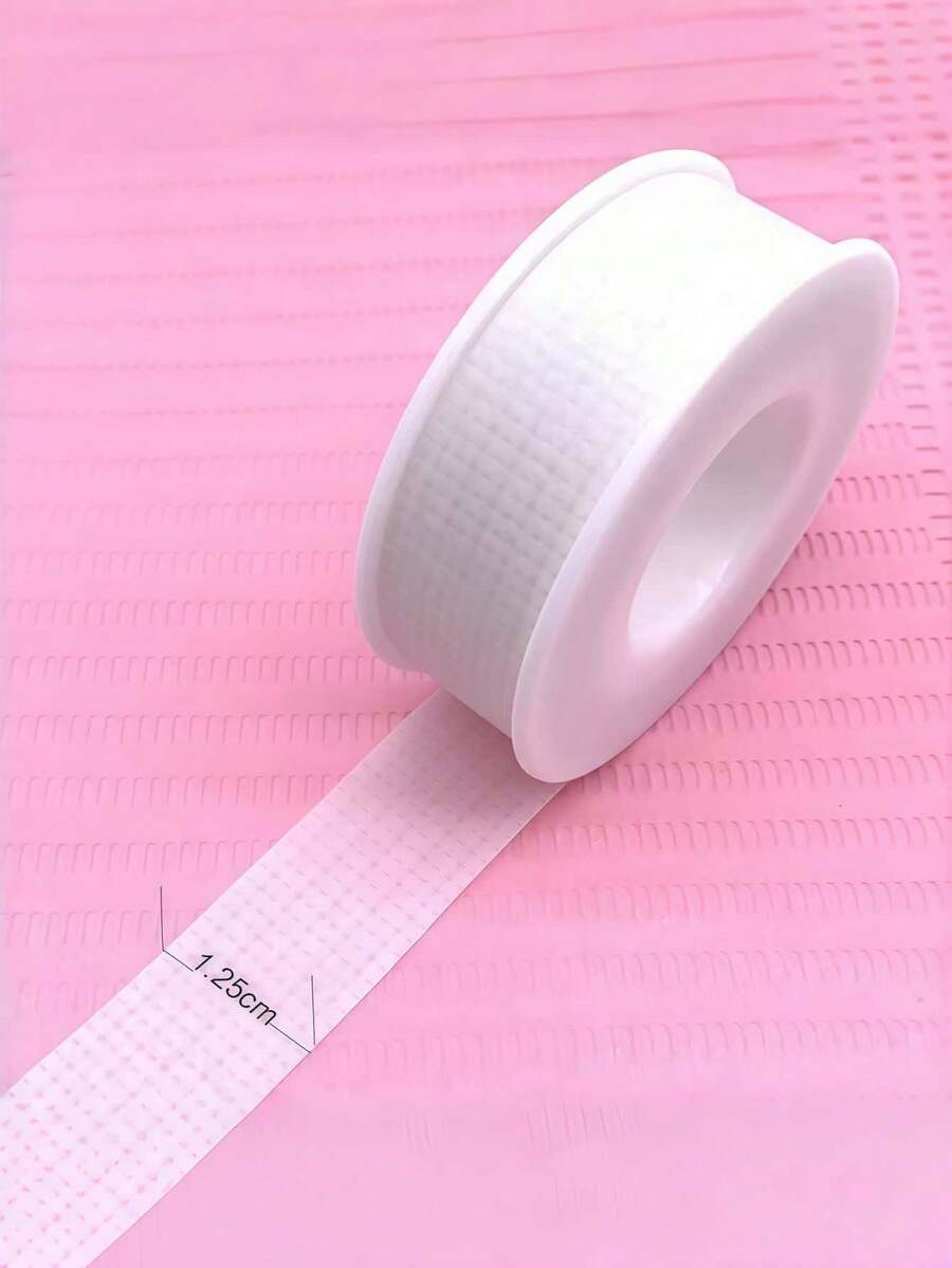 Professional White Silicone Eyelash Tape Breathable Hypoallergenic Easy Tear Under Eye Pad Microporous Adhesive Tape Eyelash Extension Tool - White - View 1