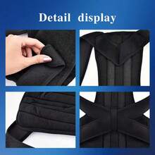 1pc Adjustable Zipper Waist Trainer, Double Compression Waist Belt With Steel Boning - Multicolor - View 7
