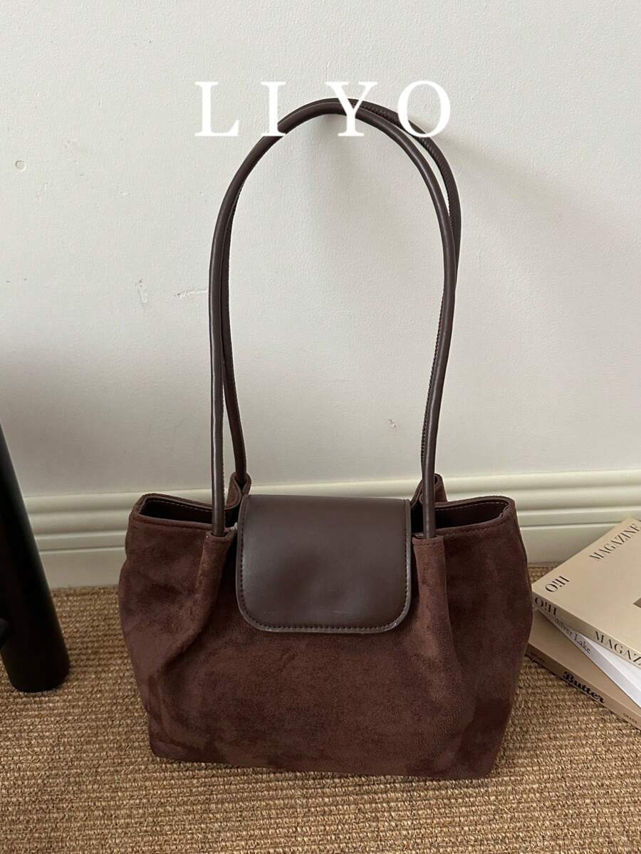 Women's Shoulder Bag, Commuter Versatile Bucket Bag, Underarm Bag