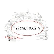 1pc Casual Party Elegant Alloy Hair Comb Bridal Wedding Hair Accessory All Seasons - Multicolor - View 8