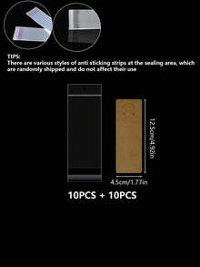 200pcs/198/196/100/98/20/Set Keychain Display Cards, Jewelry Storage Cards, Gift Packaging Label Cards, Keychain Storage Cards, Necklace Display Cards - Multicolor - View 25