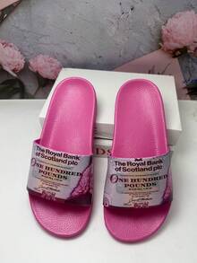 2026 New INS Fashion Women's Slippers, High Elastic Rubber Sole, Versatile Comfortable Commute Lightweight All-Season Wear-Resistant Casual Walking Shock-Absorbing Slippers - Magenta - View 8