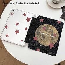 1件附支架保護殼，月亮與星星圖案，相容 Honor 8/9/10/X8/X8A/X9/X8Pro/X9Pro/MatePad SE 11吋/MatePad 11吋/11.5吋/MatePad Pro/，以及 Apple 10代/11代 2025年款 (A16) - 款式13 - 查看 3