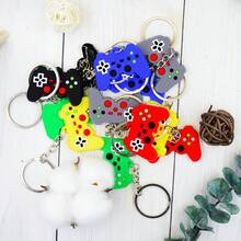 6PCS Game Controller Keychain - Random Color - Electronic Game Theme Party Favor, Backpack Pendant, Birthday Party Favor, Gift Bag Filler - A - View 4