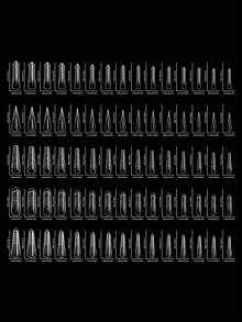 75pcs Dual Nail Forms Set, 5-Shape 15-Size Reusable Clear For Poly Gel Nail Molds, Nail Extension Forms For Poly Gel Manicure Nail-Salon Supplies - Clear - View 8