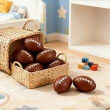 20pcs Mini Footballs - Suitable For Kids, Games And Collectibles, Perfect For Halloween, Christmas, Easter And Party Favors - Multicolor - View 2