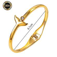 Women's Fashion Fish Tail Bracelet, Multi-Functional Daily Casual Holiday Jewelry, Stainless Steel Material, Perfect Holiday Party Jewelry Gift - Fish Tail Bracelet - View 5