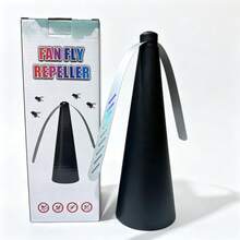 Silent Physical Fly Repeller, Picnic BBQ Tabletop Fly And Small Insect Repelling Fan, Home Kitchen Food Stall Food Protection Fly Repeller, Battery Not Included - Multiple Styles - View 9