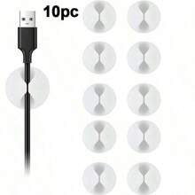 10pcs Car Dashboard Cable Clips Set - Simplify Charging And Audio - Multi-Functional Organizer Clips, Create A Tidy Car Interior, Ensure Phone Charging - Silicone Cable Clip - View 10