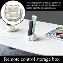 Cute Cloud Remote Control Storage Box - Black & White Modern Design, Space-Saving And Stylish Storage Box For TV, DVD, Blu-Ray, Audio System And Game Console Remotes - View 9
