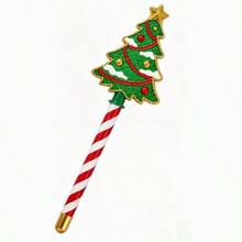 1pc Christmas Tap Wand Contactless Credit Card Magic Wand Tool 3D Christmas Magic Stick Non-Contact Payment Clip Credit Card Holder Access Card Holder Christmas Card Holder - Multicolor - View 9