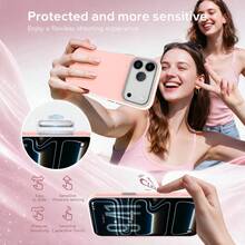 (Order & Follow Store To Get Free Lanyard) New Innovative Dopamine Phone Case Anti-Drop Protective Shell Compatible With Apple 1 Pro Max/XS Max/11/12/13/14/15 Pro Max/16 Pro Max/17/17 Pro/17 Pro Max/18/18 Pro/18 Pro Max - Pink - View 4