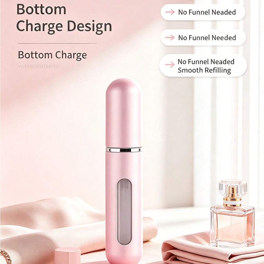 Portable Travel Dispensing Bottles, High-End Perfume Bottles For Dispensing Perfume, Perfume Bottles Filled At The Bottom, Portable Travel Dispenser, Spray Bottles, Empty Perfume Bottles - Multicolor - View 1