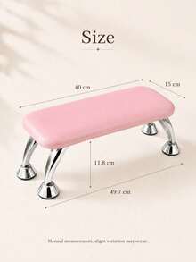 1pc U-Shaped Adjustable Nail Arm Rest, White PU Leather Manicure Hand Support, Height And Angle Adjustable, Non-Slip Base, Easy To Clean Portable Nail Artist Supplies, Suitable For Gel Polish, Acrylic Nails, Nail Extensions And Salon Workstations - Multicolor - View 9