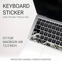 1 miếng dán phím chức năng cho bàn phím Apple Air, họa tiết mèo dễ thương, thiết kế hoạt hình, decal dán một phần, tự dính, trang trí cá nhân hóa, có thể tháo rời không để lại keo - Xem 1