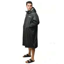 Lambretta Mens Waterproof Changing Robe - Black - View 3