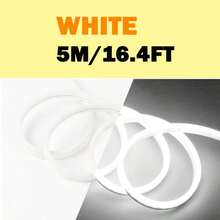 360° Bendable Integrated Silicone LED Neon Strip, Cuttable Neon Rope Light, Uniform Glow No Dark Spots, AA Battery Box (Batteries Not Included), For Home Wall DIY Decor - Multicolor - View 9