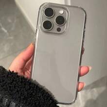 透明大孔 TPU 手機殼,相容 iPhone 18 Pro Max 17/17 Air/17 Pro/17 ProMax,透明手機殼,相容 iPhone 18 17 16 15 14 13 12 11 PRO MAX Plus SE 7 8 Plus,17 Pro Max Apple 手機殼,Apple 18 Pro Max 手機殼,極簡手機殼,聖誕禮物 - 無色 - 查看 8