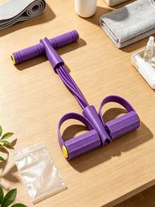 Yoga Pedal Puller Resistance Band With Handles Elastic Pull Rope Multi-Function Tension Rope Band Suitable For Home Exercise Yoga Enthusiasts For Multiple Body Parts For Abdomen Waist Arm Leg Stretching Slimming Training Yoga Accessories - Multicolor - View 11
