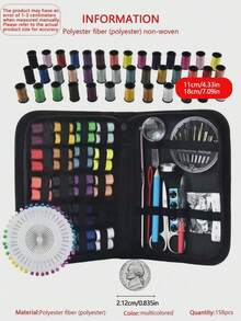 95 Sewing Kits (Random Colors) - Comprehensive Sewing Supplies And Accessories Set, Including 24 Colors Of Thread, Needles, Scissors, Buttons, Tape Measure, Seam Ripper, Etc. - Ideal For Minor Repairs, Emergency Fixes, Tailoring, - Multicolor - View 13
