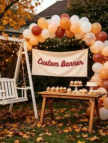 1 buah Banner Kustom, Banner Tanda Berwarna Penuh yang Dipersonalisasi untuk Dalam/Luar Ruangan, Cocok untuk Iklan Pesta Ritel, Acara Pernikahan, Promosi Komersial, Pameran Dagang, Dekorasi Rumah, Hadiah Ulang Tahun, Dekorasi Pesta, Pernikahan, Halloween, Natal - MultiWarna - View 2