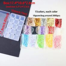 3mm Mini Tiny Flat Round Sequin Paillettes Round Loose Sequins Colorful PVC Iridescent Applique Large Spangle Craft Loose Sequin For Sewing Craft DIY Embroidery Ornament Supply - 3mm - View 18