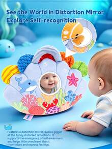 1 Set Mainan Penyimpanan Cangkang Bayi, Kerincingan Kertas Terintegrasi, Suara Lonceng, Bunyi BB, dan Lensa Hasselblad, Mainan Pencerahan Sensorik Bayi, Cocok Sebagai Hadiah Halloween dan Natal untuk Bayi Baru Lahir Laki-laki dan Perempuan - MultiWarna - View 8