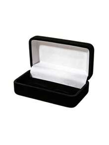 New Textured Jewelry Organizer Box, Suitable For Daily Jewelry Organization, Vanity Display, Travel Carrying And Gift Packaging. Black Velvet Texture Is Delicate, Can Store Necklaces, Pendants And Various Small Jewelry Items, Reduce Jewelry Tangling Problems, Convenient For Finding Items, Can Be Given As A Small Gift To Beauty-Loving Friends - Multicolor - View 14