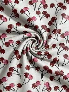 PIN 1 لفة من الجلد الاصطناعي الفاخر DIY، متعة الحرف اليدوية، مناسب لصنع أقراط الجلد والفيونكات والحقائب - تصميم الحزام - مواد الحرف اليدوية DIY - متين ومتعدد الاستخدامات وسهل الخياطة، مناسب لديكورات عيد الميلاد ورأس السنة، مواد صنع الهدايا DIY - تصميم الكرز - مشاهدة 6
