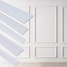 Soft TPE Self‑Adhesive Picture Frame Trim, Bendable ‑Friendly Edging Moulding, Waterproof Wear‑Resistant, Easy Cutting Without Drilling, DIY Decor Strip For Oil Painting Poster Photo Artwork Framing, Multi‑Color Home Wall Decoration - White - View 7