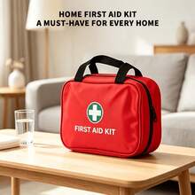Premium Compact Trauma Kit With 330pcs, Perfect For Emergencies At Home, In The Office, In Your Car, While Traveling, Or During Outdoor Activities Like Camping, Hiking, And Boating (Red) - View 9